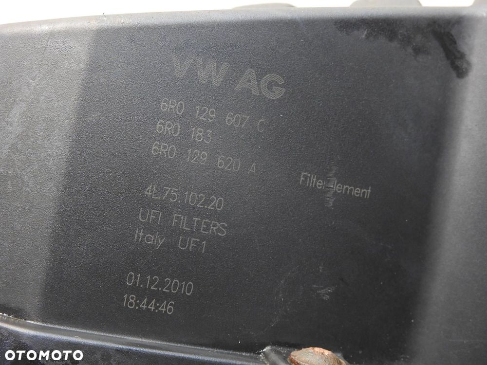 OBUDOWA FILTRA POWIETRZA SKODA FABIA II 1.2 TSI 6R0129607C 6R0129620A - 6