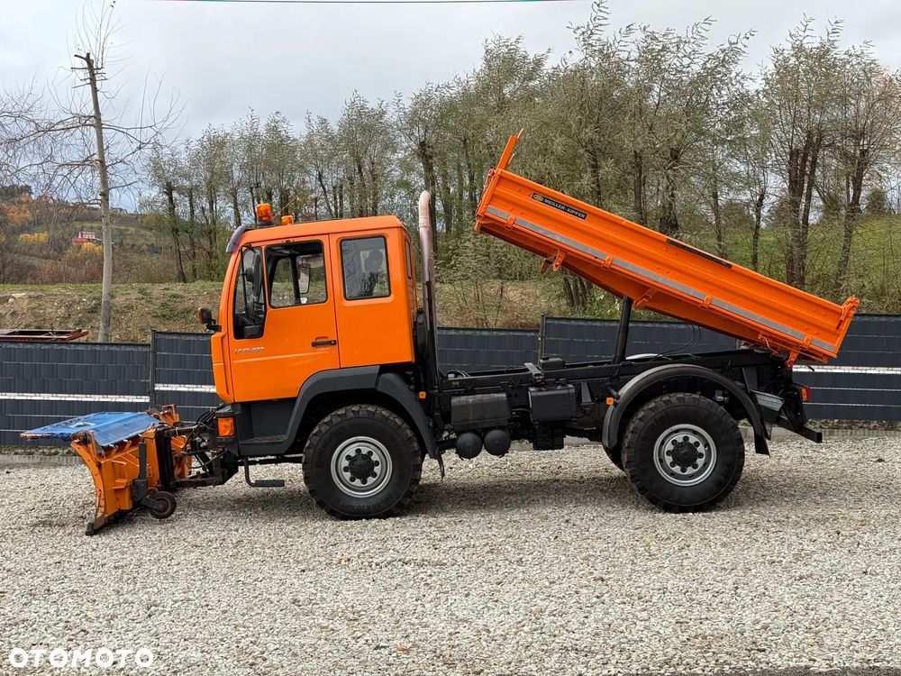 MAN * MAN 10-220 * Pług * Kiper Wywrotka Meiller * 4x4 * Zimowe Utrzymanie * Unimog * - 14