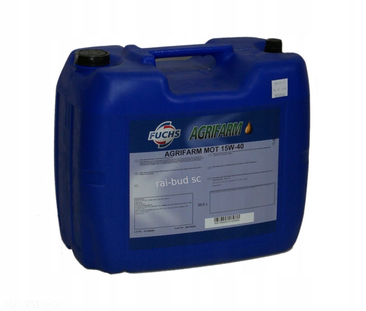 FUCHS AGRIFARM MOT 15W40 OLEJ SILNIKOWY 15W40 20L - 1