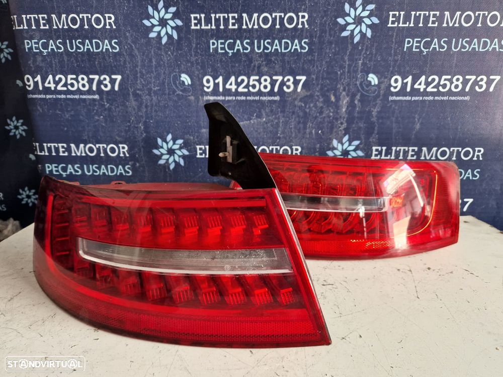 Farolins usados AUDI A6 C6 FACELIFT LED SEDAN CARRO farolim - 1