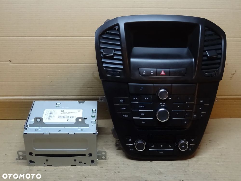 OPEL INSIGNIA CD400 RADIO ODTWARZACZ WYŚWIETLACZ PANEL AUX USB pin carpass sps programowanie - 1