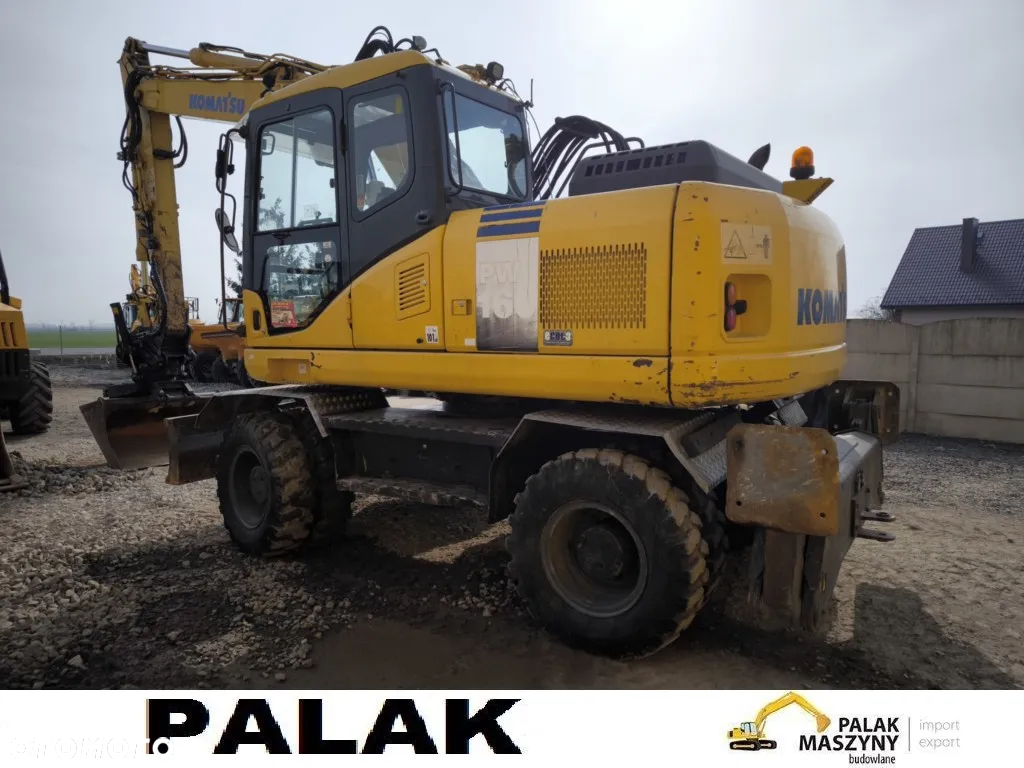 Komatsu Koparka kołowa KOMATSU PW 160-7E +ROTATOR , 2009 rok - 6