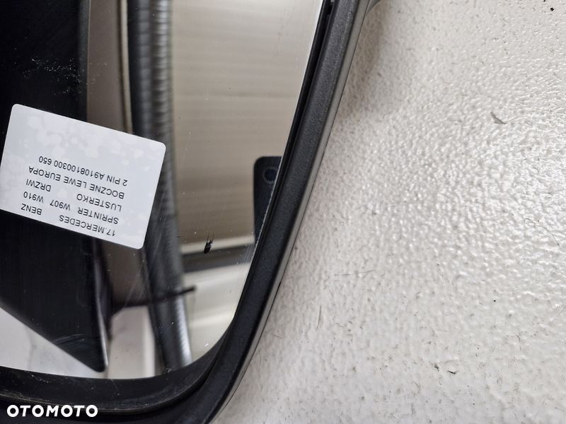 mercedes benz sprinter w907 w910 lusterko drzwi boczne lewe europa 2 pin a9108100300 - 10