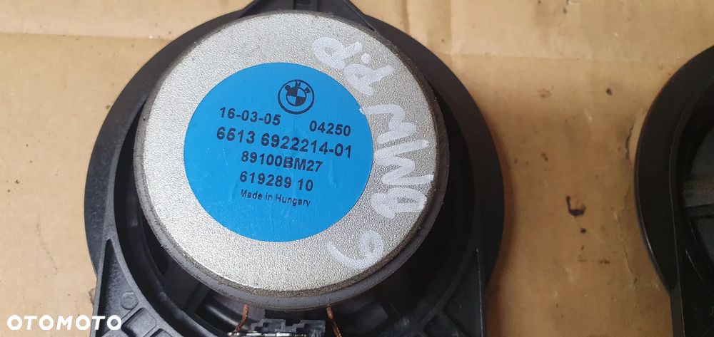 Głośnik drzwi prawy lewy przód przedni BMW 6 E63 6922214 - 5