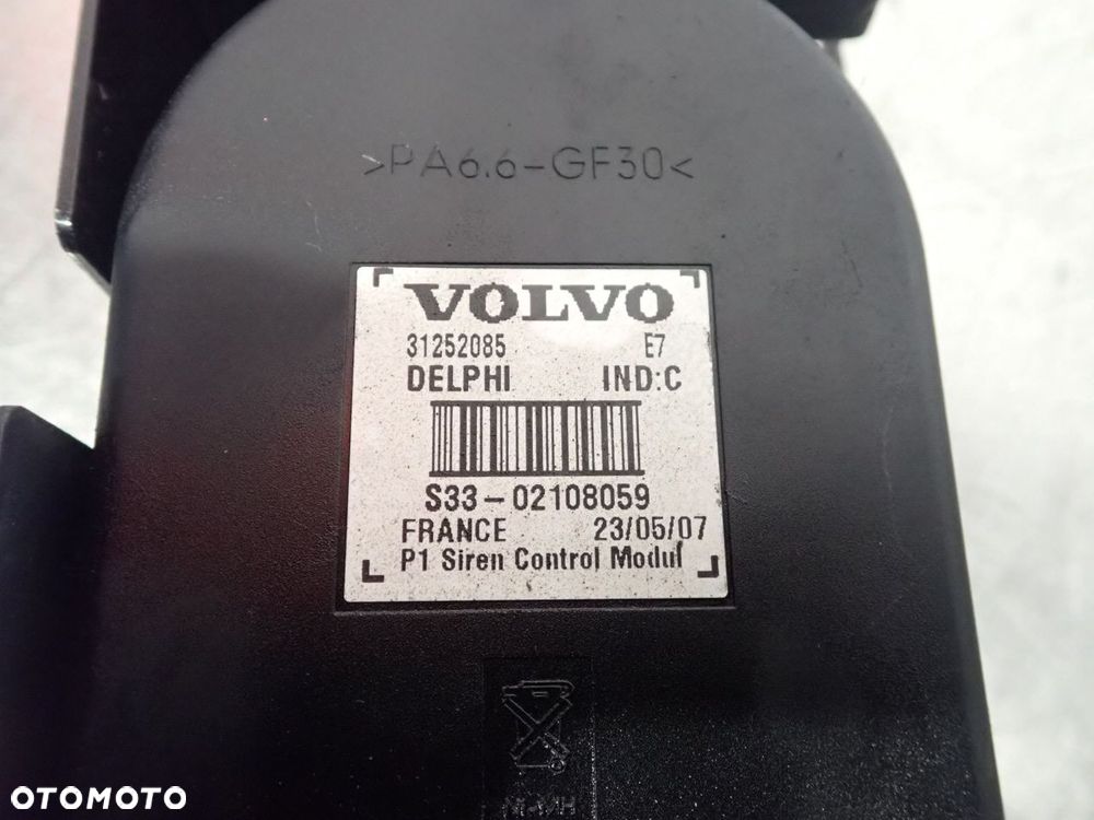 SYRENA ALARMU VOLVO S40 II 31252085 - 4