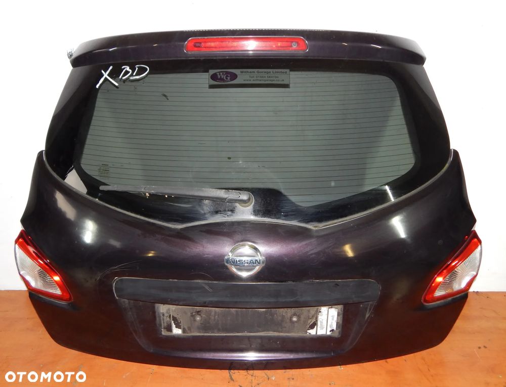 Klapa bagażnika Nissan Qashqai I J10 08-13 LIFT GAB Łuków części