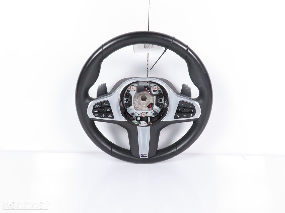 Volante em Pele Pack M com Patilhas e Multifunções Usado / Original BMW 7 (G11,... - 1