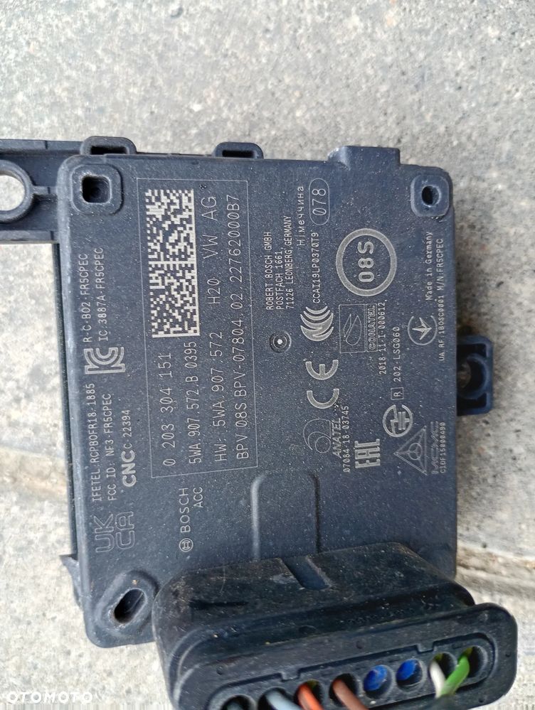 RADAR Wiązka elektryczna zderzaka przedniego Seat Leon IV | Cupra 20- Radar ACC  SEAT 5WA907572  5FA972095AN - 4