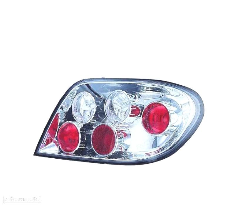 FAROLINS TRASEIROS CITROEN XSARA 00-04 LOOK LEXUS CROMADO - 2