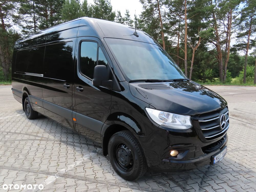 Mercedes-Benz Sprinter 319 CDI 190 KM Ekstra Długi Wysoki Dach LONG MAXI + 4800 mm Furgon Blaszak Rozstaw Osi 4325 mm Ładowność 881 Kg HAK 2800 Kg Stan Jak Nowy GOTOWY I DOSTEPNY POLECAM - 8