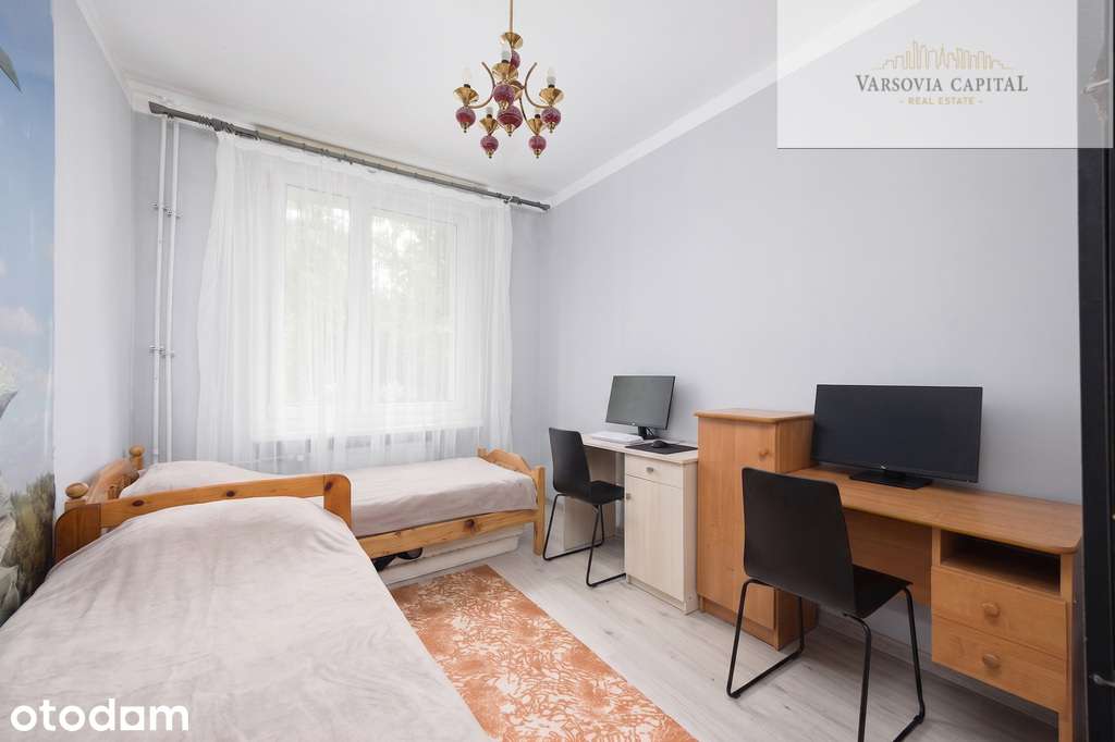 2 pokoje | 49,5 m² | Stary Mokotów | Wysoki parter