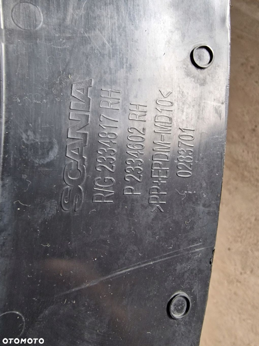 Listwa Maskownica Nakładka Spoiler Scania R S NTG NGS 2291519 2334817 - 6