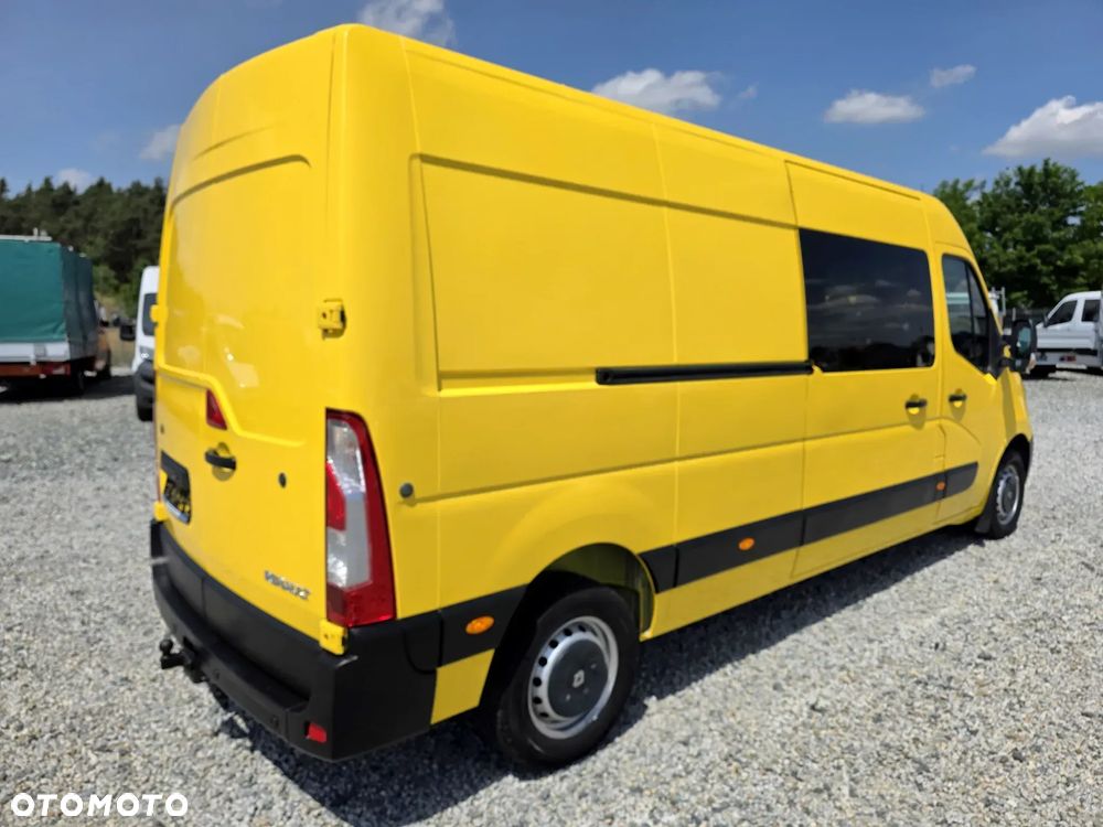 Renault MASTER 2,3 DCI 145 KONNA DOKA BRYGADÓWKA 6 OSOBOWA MAX BLASZAK L3H2 KLIMA 2 X WEBASTO KAMERA NAVIGACJA 179T/KM PRZEBIEGU GWARANCJA - 5