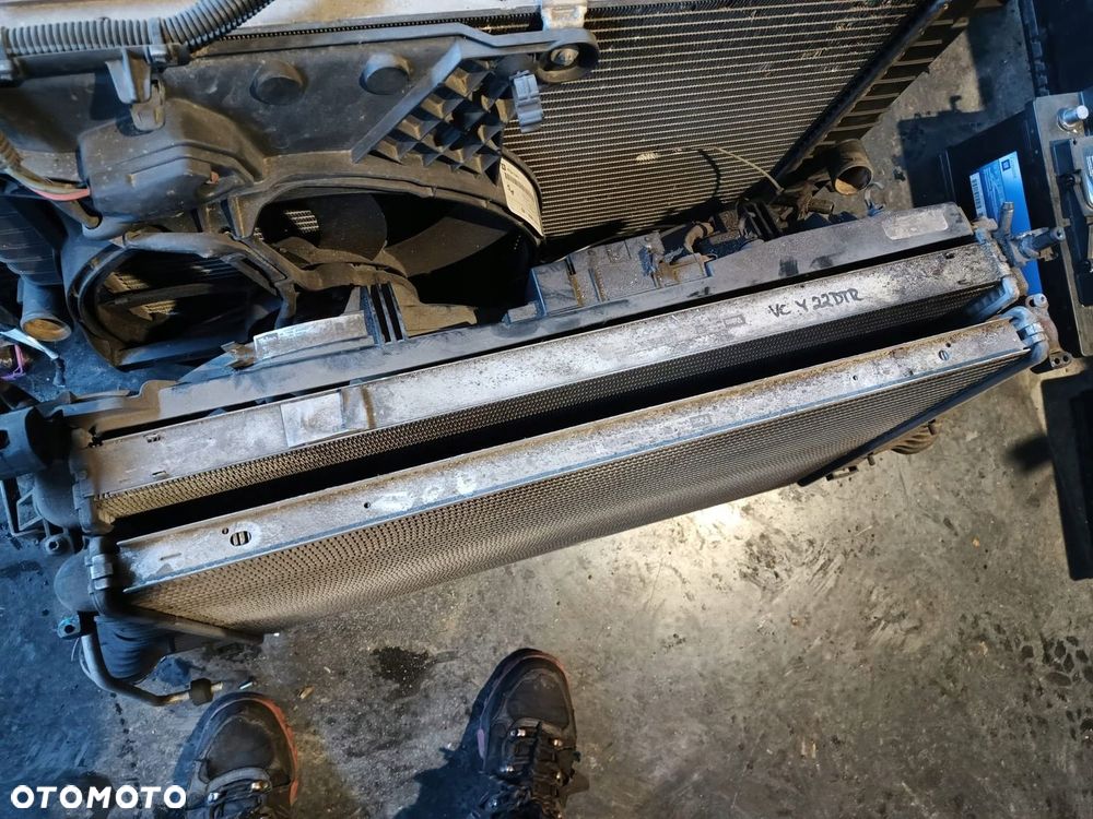 OPEL VECTRA C 2.2. DTI Y 22DTR KOMPLET CHŁODNIC WENTYLATOR AUTOMAT - 2