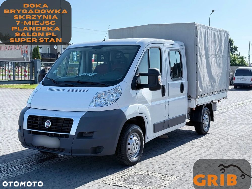 Fiat Ducato Doka Brygadówka Plandeka + Skrzynia Zarejestrowany w PL - 1