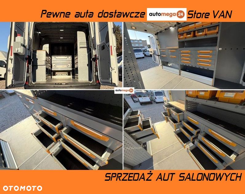 Volkswagen CRAFTER VAN VAT-1 z ZABUDOWĄ SERWISOWĄ WARSZTAT StoreVAN Półki, Szuflady, Kuwety na drobne przedmioty, Masaż fotela kierowcy, Fotel pneumatyczny terapeutyczny pilot ergoActive, Podgrzewana szyba, Kierownica wielofunkcyjna, Tempomat, Ogr. prędkości, Minibar, Fabrycne parktroniki przód i tył, DMC:3500kg, Homologacja haka 3000kg! Duża ładowność 1315kg Model L2H1 Paka dł. 3450mm - 2