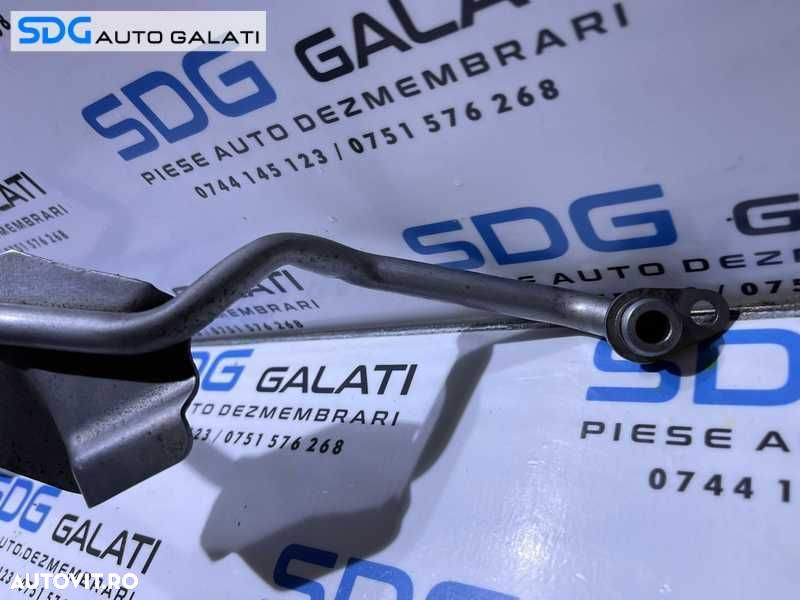 Teava Conducta Ulei Turbo Turbina Turbosuflanta Land Rover Range Rover 3.0 D 2002 - 2021 Cod 9H2Q-6K621-DB - 3