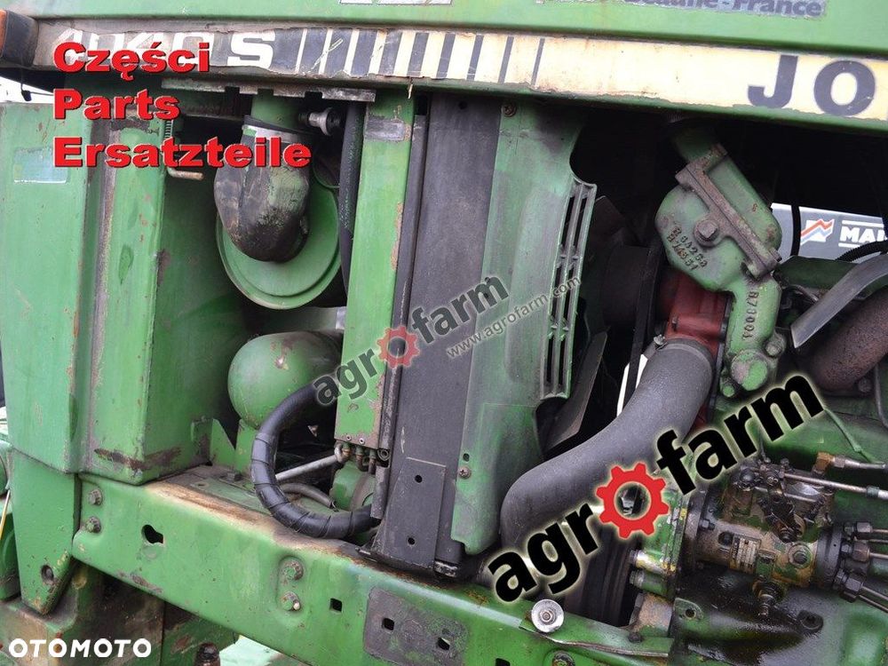 John Deere 4040 S części, skrzynia biegów, silnik - 4
