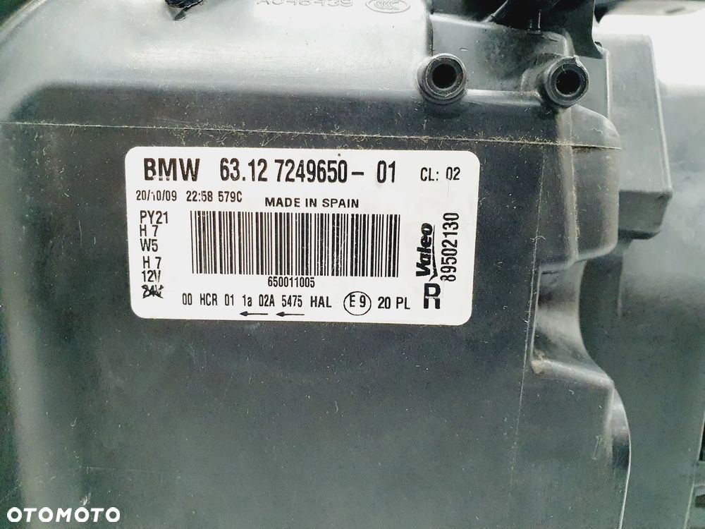 BMW 1 E87 LIFT E81 E82 LAMPA PRZEDNIA PRAWA 7249650 ORYGINAŁ EU!!! - 7