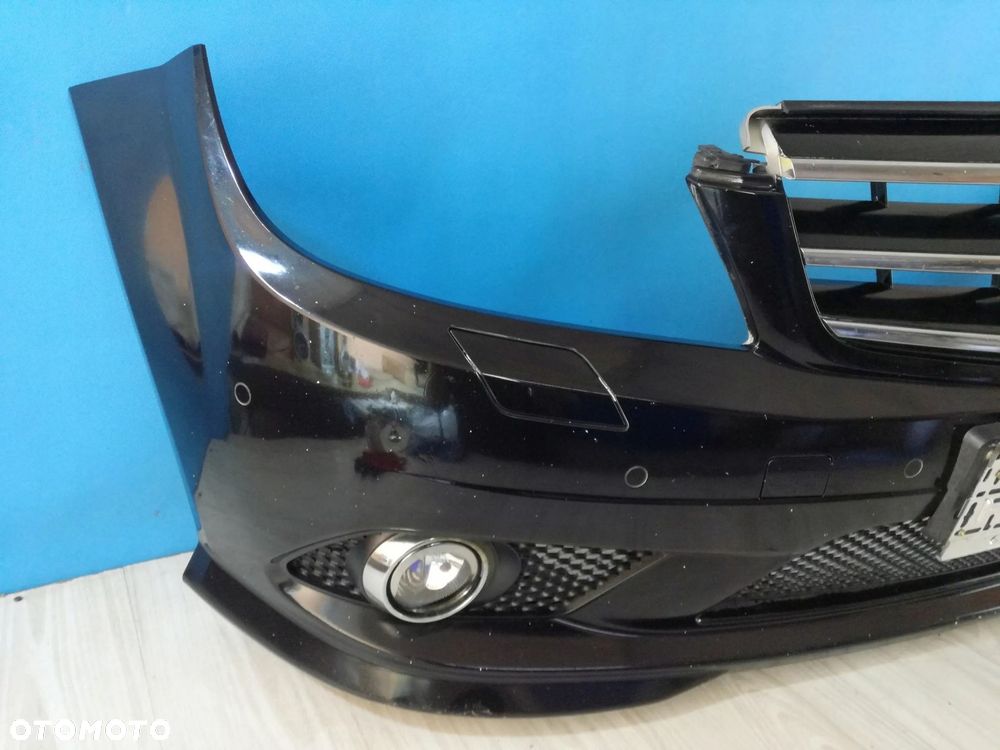 Mercedes C klasa W204 AMG zderzak przód przedni C197 PDC spryski 07/11 - 3