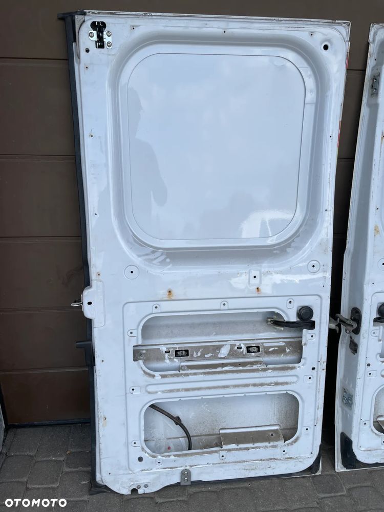 FIAT DUCATO DRZWI LEWE PRAWE TYŁ TYLNE kompletne białe 06- H1 niski - 4