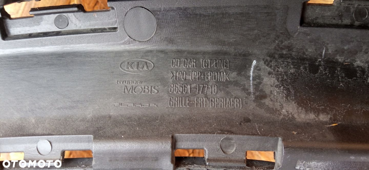 KIA CEED III 3 GT 18- ATRAPA GRILL KRATKA ZDERZAKA PRZÓD 86561-J7710 - 11
