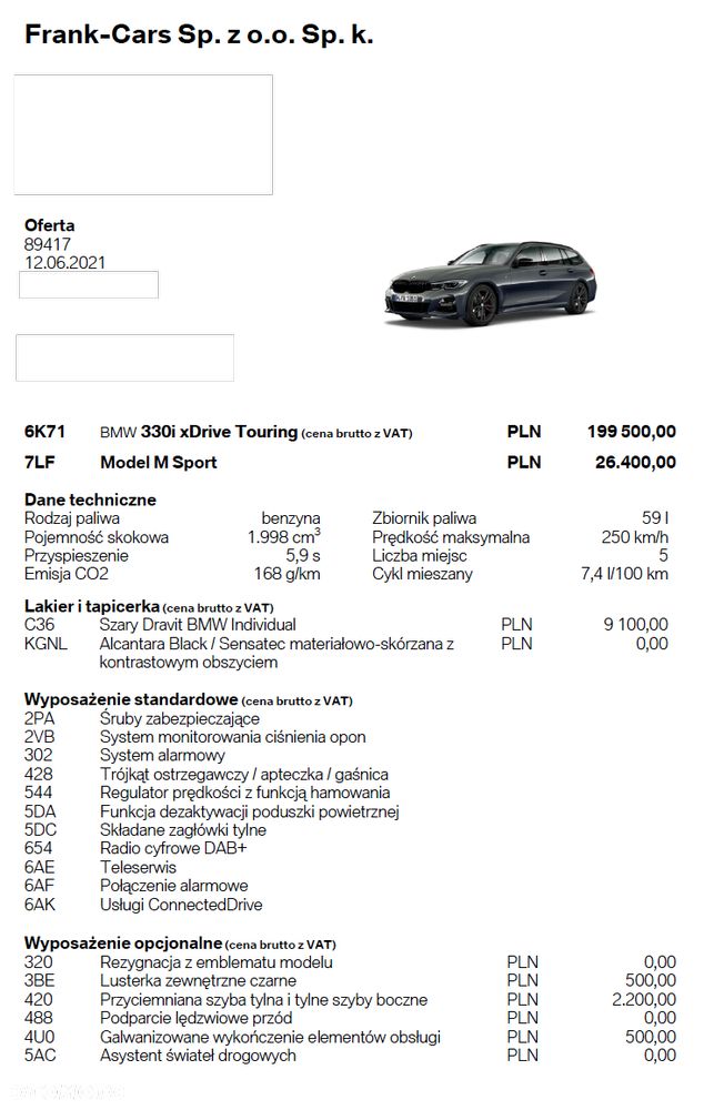 BMW Seria 3 330i xDrive M Sport sport - 36