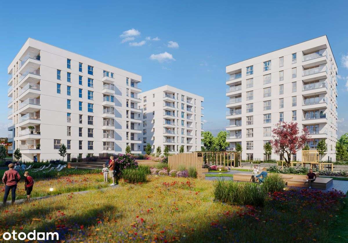 4-pokojowe mieszkanie 84m2 + balkon Bezpośrednio