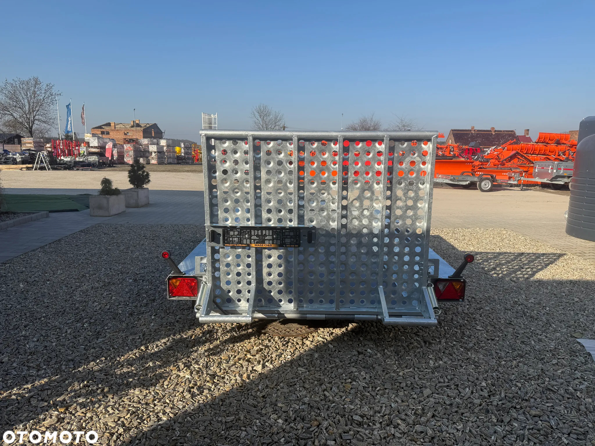 Przyczepa Laweta pod mini-koparkę Temared Builder 3015/2 - 2,98x1,53m - 4