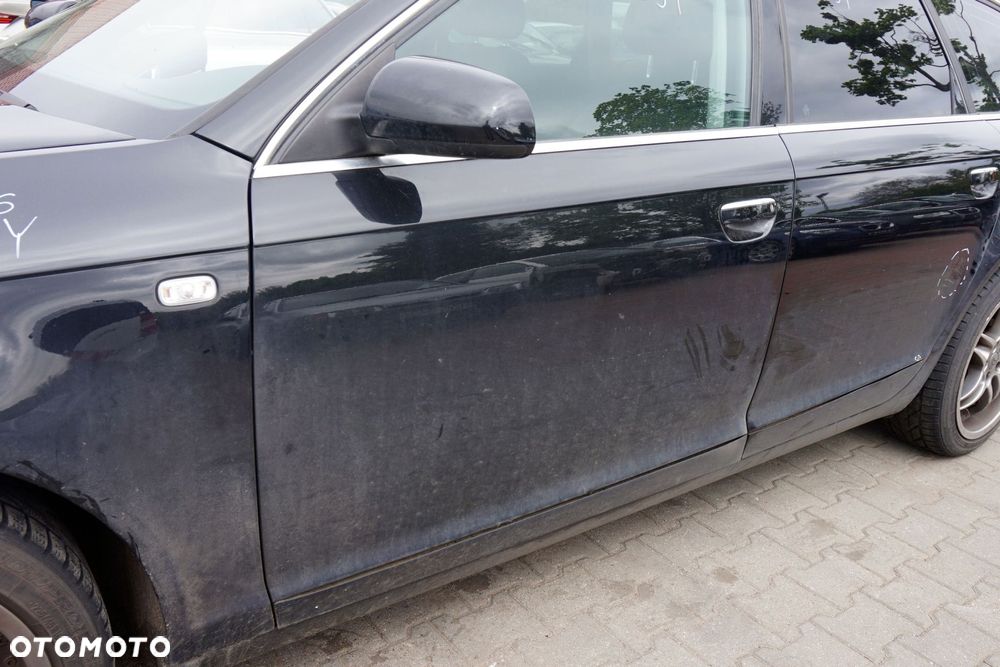 DRZWI PRZEDNIE LEWE A6 C6 KOMBI LZ9Y  CZARNY AUDI 2004-2008 - 4