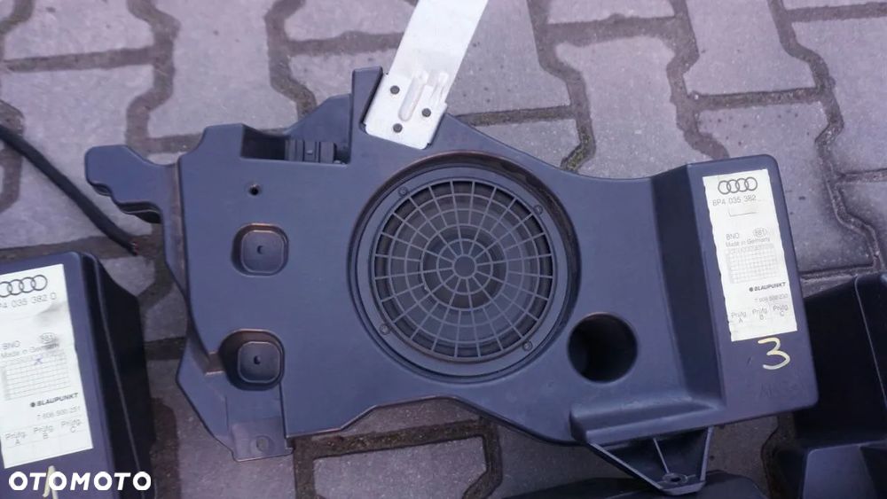 SPRZĘT AUDIO ORYGINALNY FABRYCZNY SUBWOOFER OBUDOWA GŁOŚNIKA DRZWI LEWA PRAWA STRONA AUDI A6 C6 A5 SPORTBACK A4 B8 - 9
