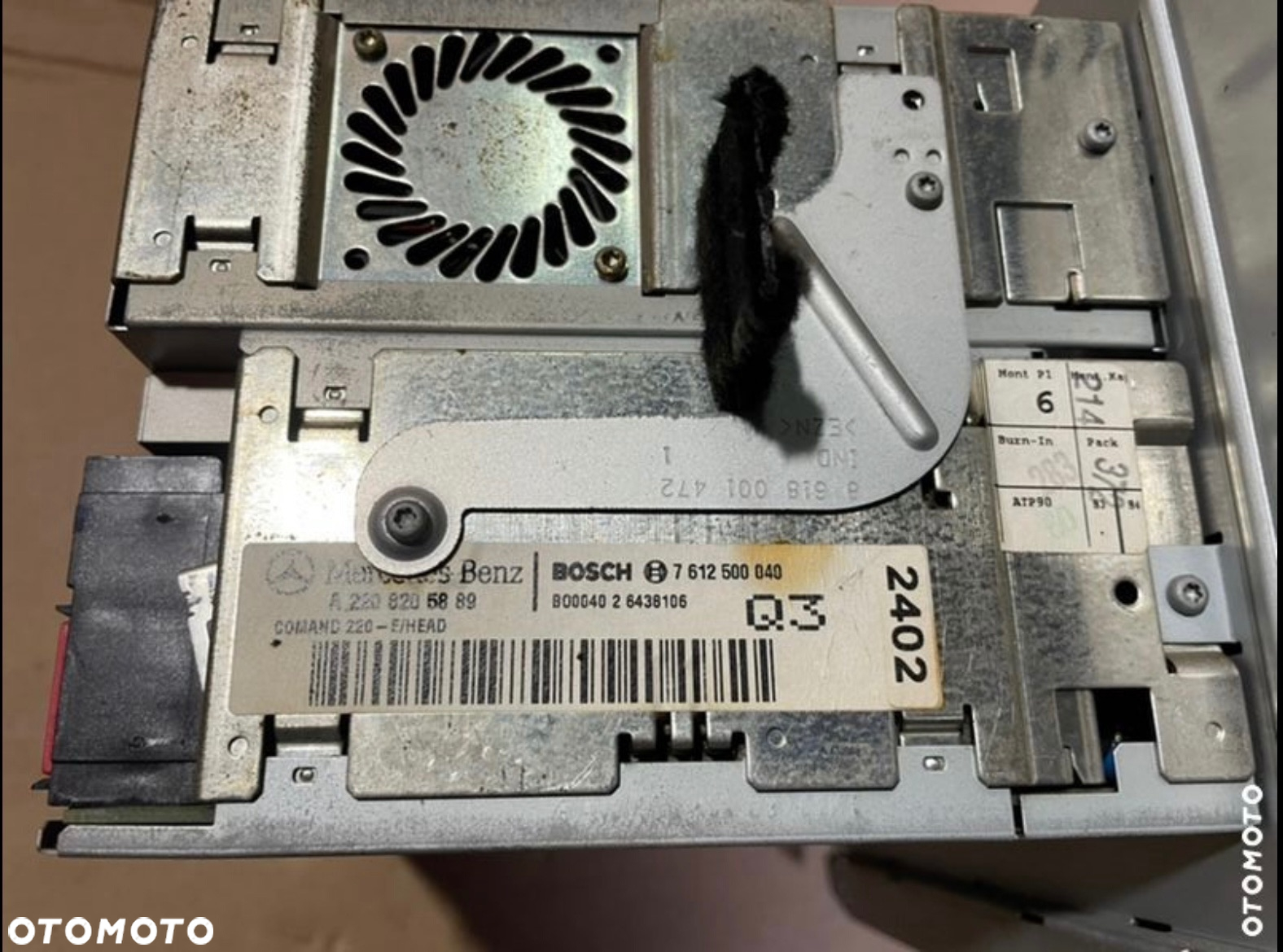 A2208205889 Radio comand mercedes s w220 lift cl w215 - 5