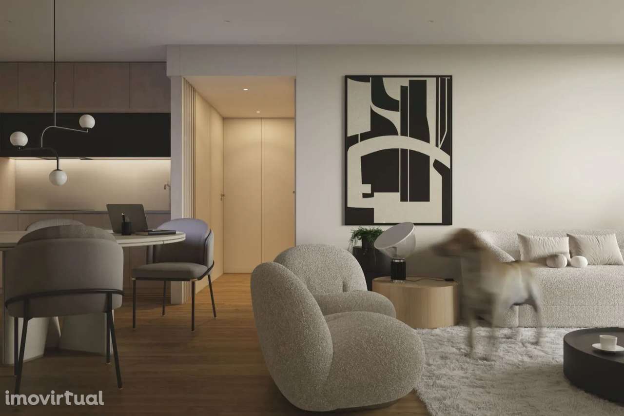 Apartamento T1 Novo com Garagem e Jardim - Grande imagem: 5/20