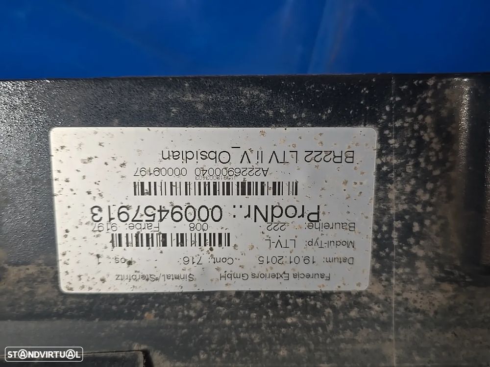 Embaladeira laterais esquerda para mercedes w222 class S   2013- - 7