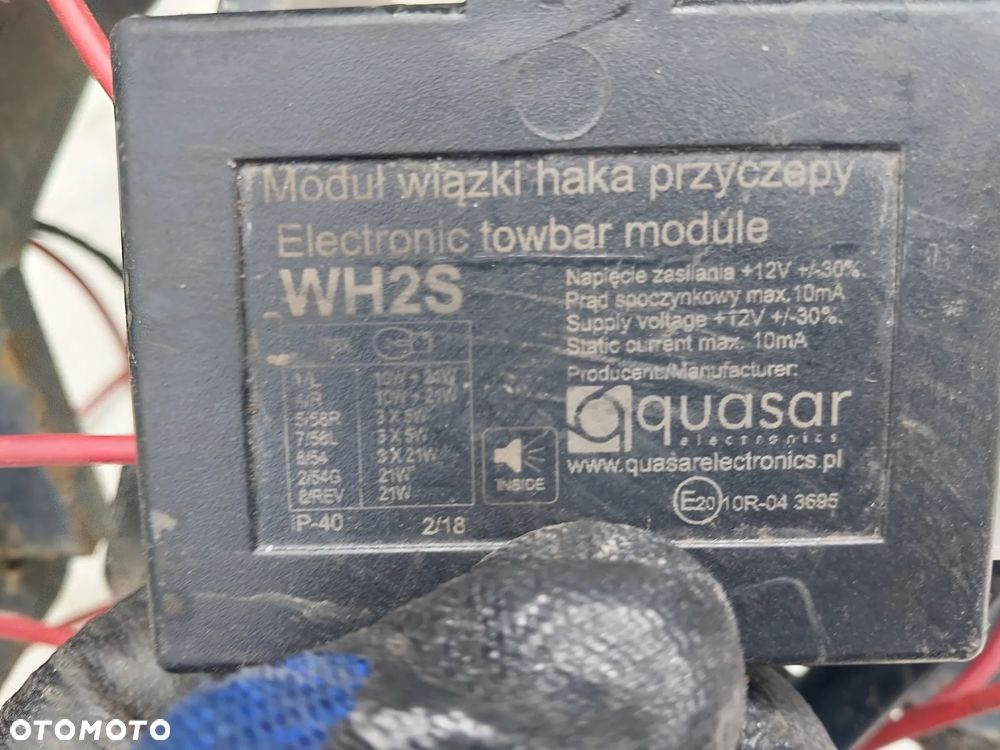 Kompletny hak holowniczy Saab 9-3 93 II Lift ver2 sedan moduł świateł wiązka tabliczka KOMPLET - 5