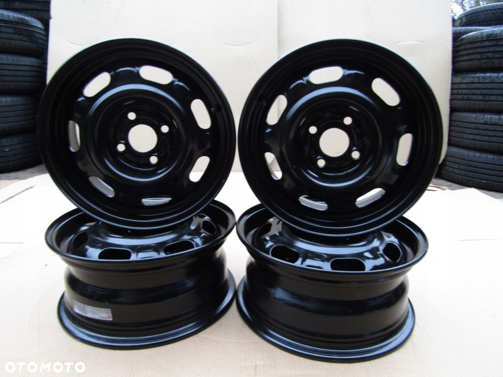 4x Felgi 14 VW Caddy Golf I II III Lupo Seat Arosa Ibiza 6j 4x100 ET43 - 1