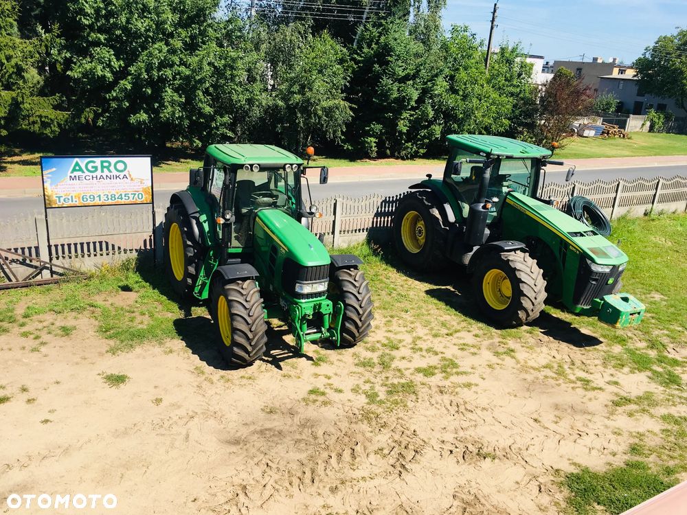John Deere 7430 Premium Nowe opony Video Pneumatyka - 27