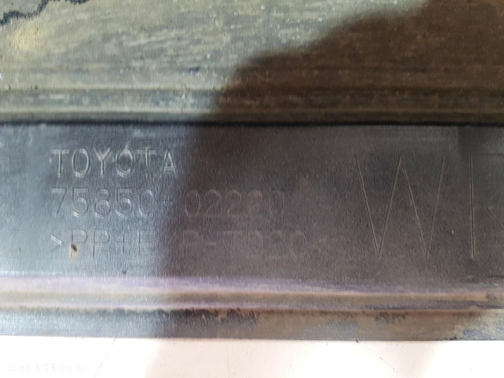 TOYOTA COROLLA E21 KOMBI LISTWA PROGOWA NAKŁADKA PRÓG PRAWA 75850-02220 ORG - 9