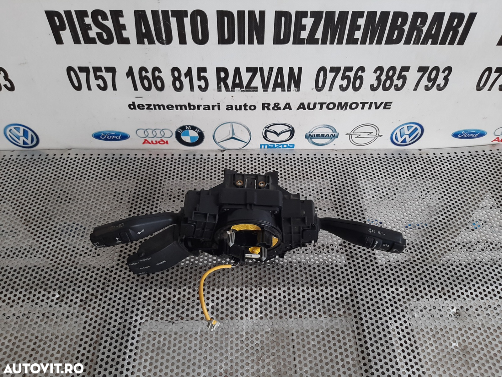 Ansamblu Banda Spira Spirala Volan Airbag SZL Maneta Semnalizare Stergatoare Ford Focus 2 C Max Cod 4M51-14A664-AB Dezmembrez Ford Focus 2 Facelift An 2008-2009-2010-2011 1.6 Tdci Euro 5 - 3