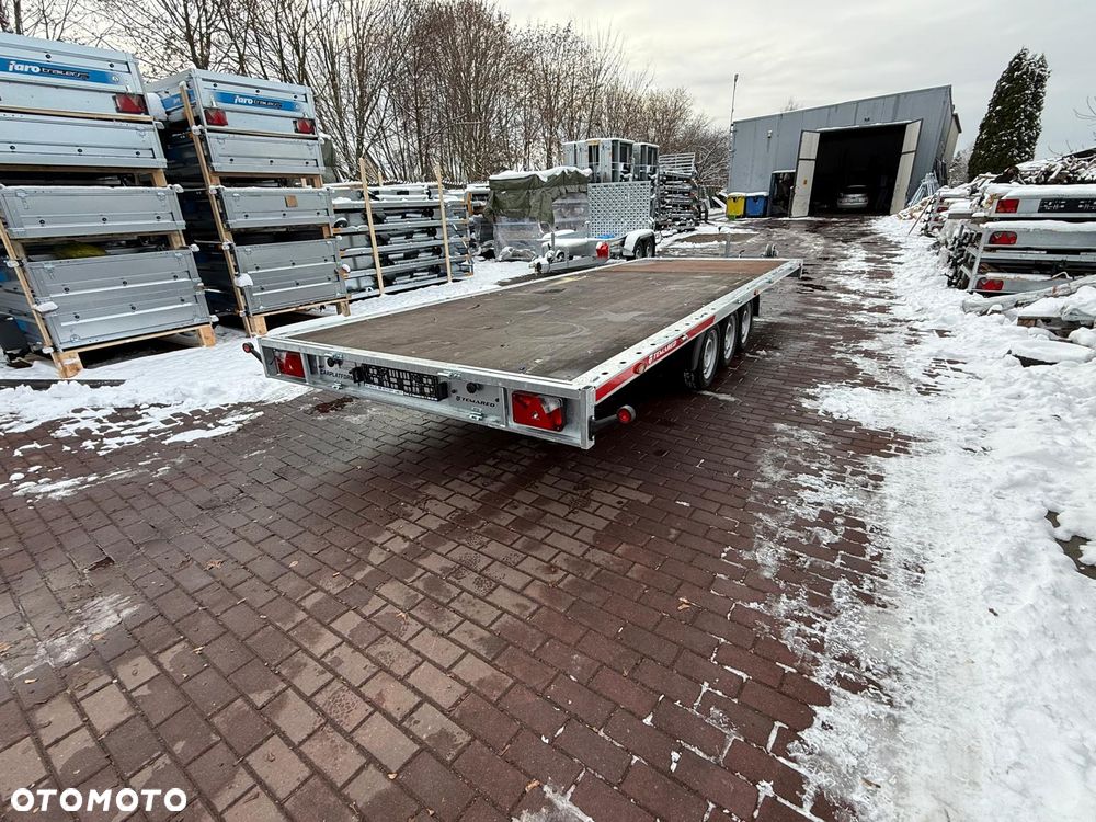 Martz Przyczepa Temared CARPLATFORM 6021/3 S 3,5T laweta platorma 6x2 3 osie najazdy koła r13c dostawa - 5