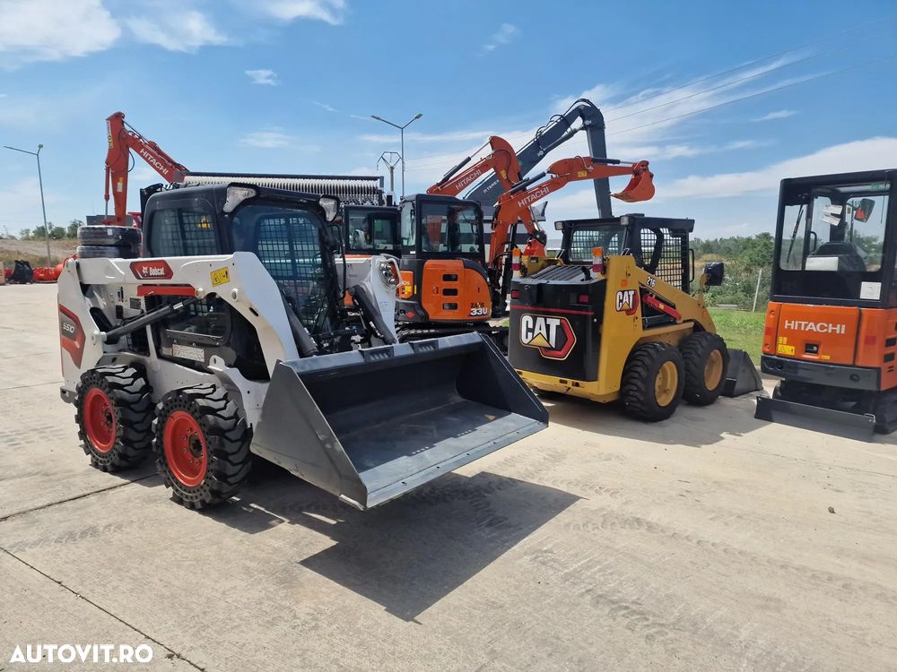 Bobcat S510, ANVELOPE PLINE, USA CABINA, AER CONDITIONAT, ridica 810kg, motor 55CP Kubota, Masa operatinalal 2,8t, L 3,4m x latime 1,75m x inaltime 1,95m, cupa 1mc, posibilitate leasing 41.900 EUR+Tva - 17