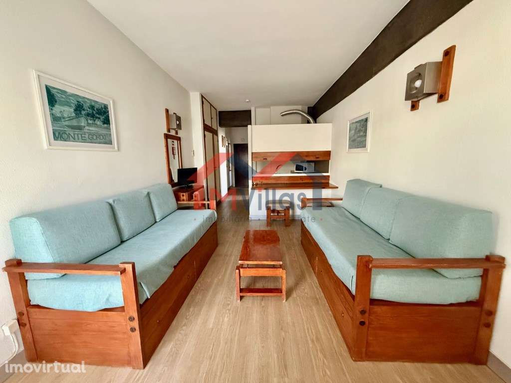 Apartamento estúdio com vista mar a 50 metros da praia - Monte Gordo - Grande imagem: 3/18