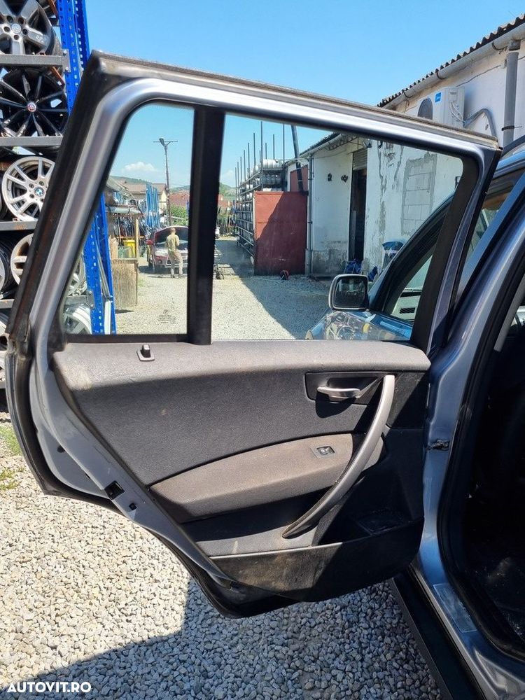 Usa Stanga Spate BMW X3 E83 2003 - 2006 SUV 4 Usi Blue Water Metalizat 896 (1313) - 3