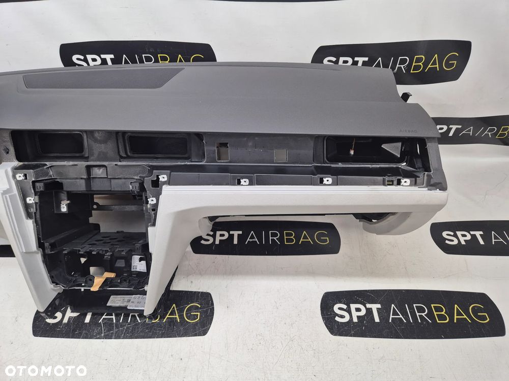 VW PASSAT B8 DESKA ROZDZIELCZA DWUKOLOROWA KONSOLA KOKPIT PULPIT PODUSZKI AIRBAG AIR BAG PASY KIT SET - 5