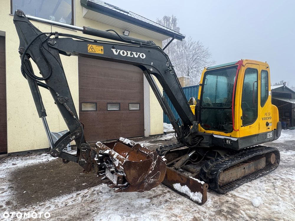 Volvo EC55 koparka gąsienicowa 5t 5,5t 6t 3 łyżki
