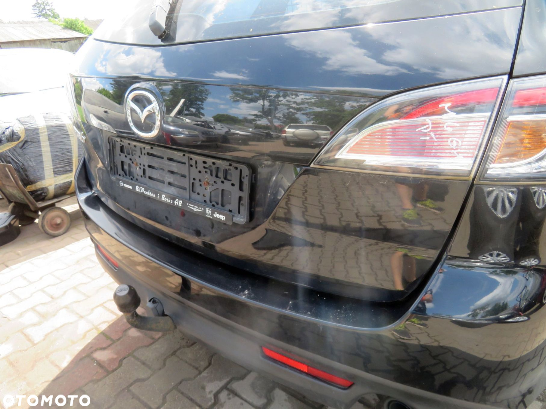 KLAPA BAGAŻNIKA TYLNA 6 II GH LIFT KOMBI 16W GSYA-62-02XB CZARNY MAZDA 2010-2012 - 4