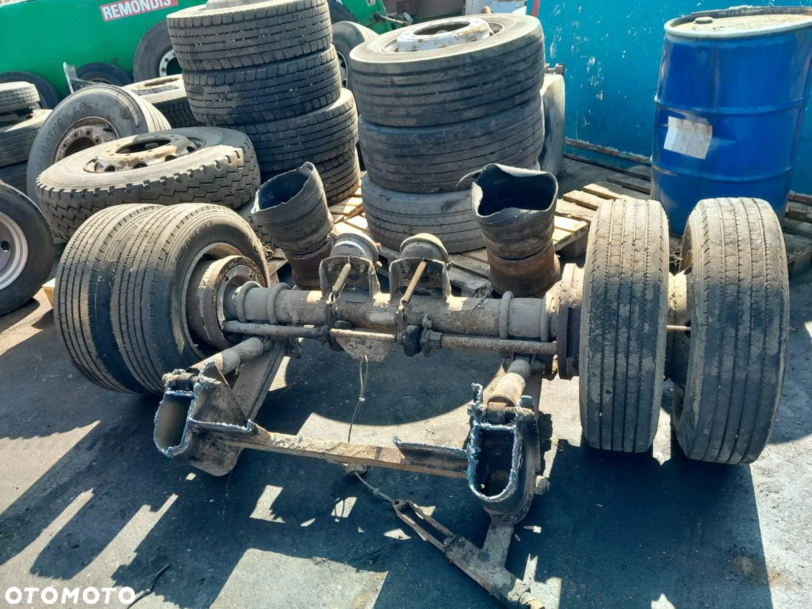 Oś naczepy Saf 17,5 '' WRZM11030 BEZ KÓŁ !! 2szt. na stanie !! - 2