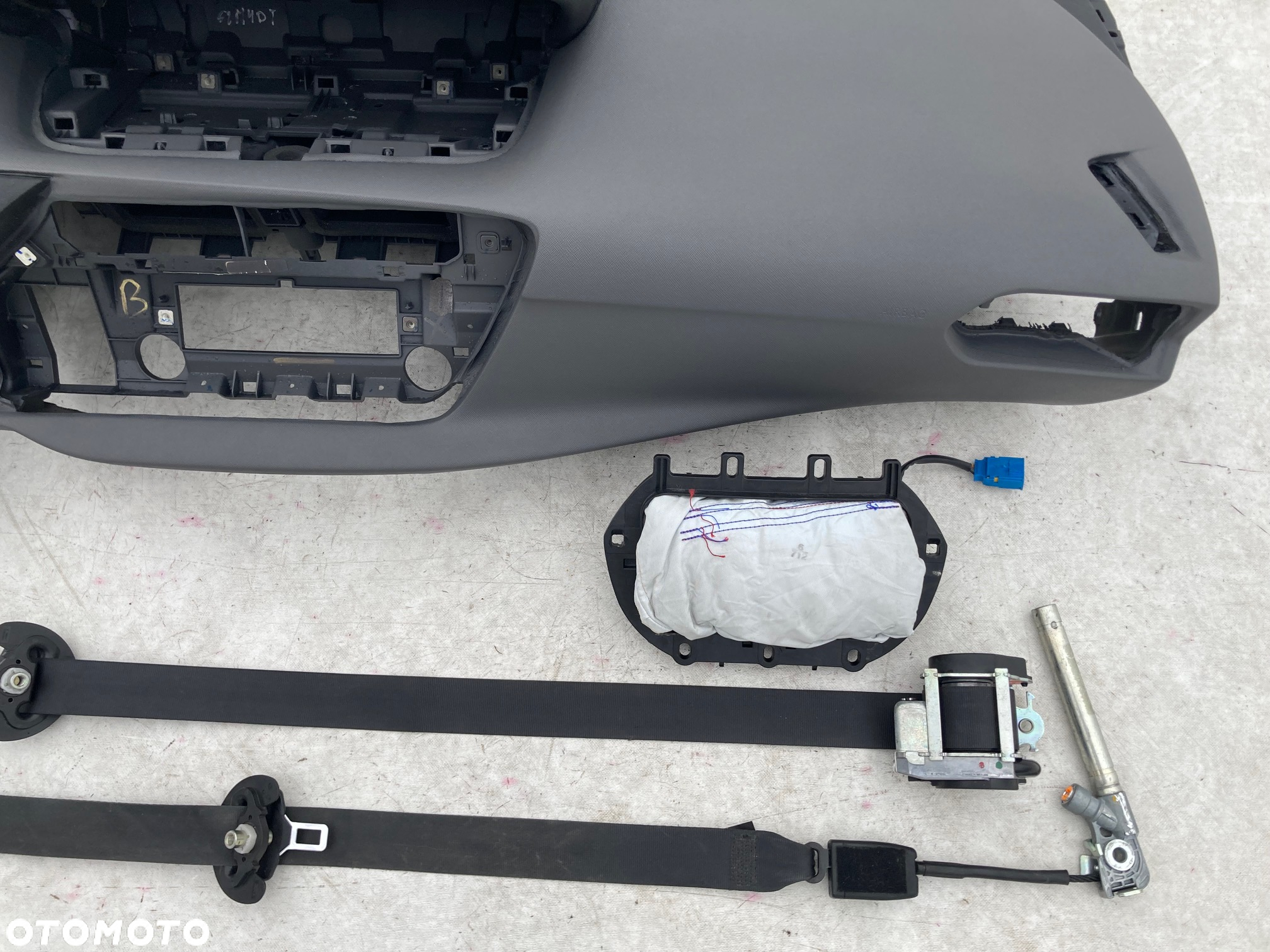 CITROEN C4 PICASSO II DESKA ROZDZIELCZA KONSOLA KOKPIT PULPIT PÓŁKA PARAPET AIRBAG AIR BAG SRS - 6