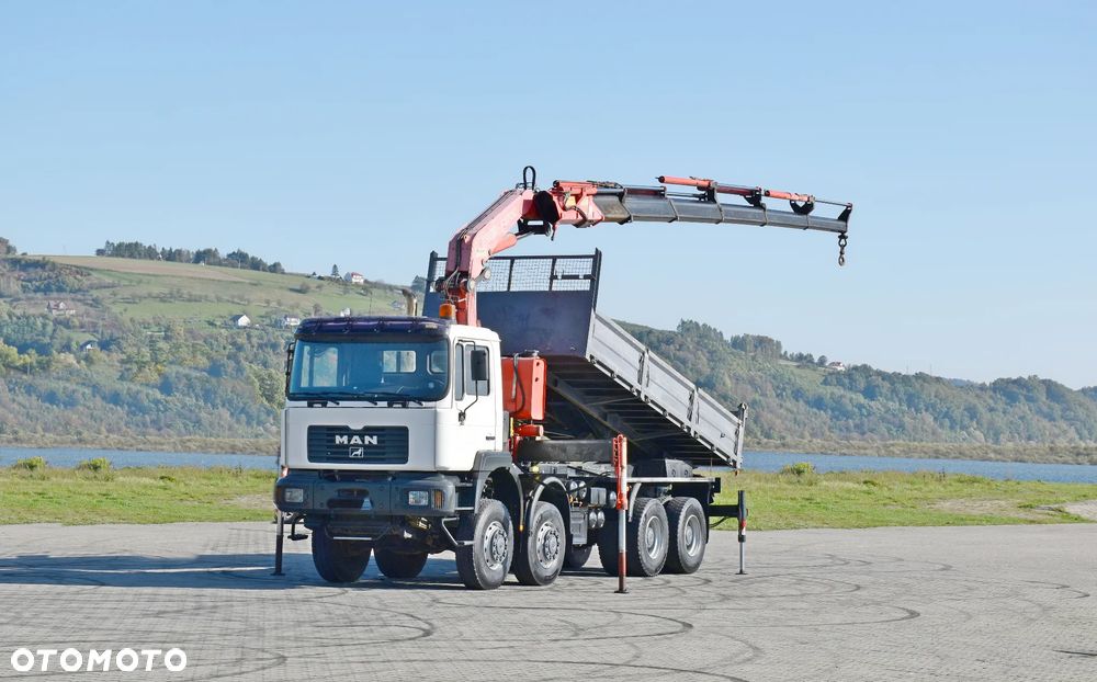 MAN 41.460 * WYWROTKA 5,65 m * FASSI F270AC.26 / 8x8 ! * STAN BDB - 2