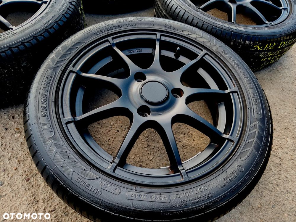 3x112 Felgi Alumniowe Alufelgi 15 Koła Letnie Lato SMART Fortwo I W450 1 II W451 2 Legnica ALU-RAD 5,5mm Czarne 155/60 175/55 - 9
